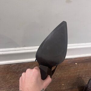 Zara Black Pointed Toe Shoe